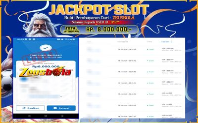 Bukti Kemenangan Member Setia Kami H*R** Sebesar Rp 8.000.000 di Permainan PGSoft –  Mahjong Ways 2