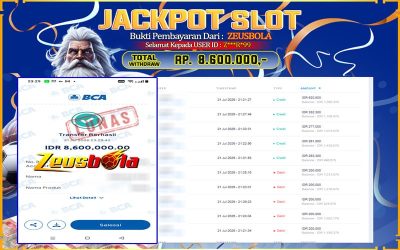 Bukti Kemenangan Member Setia Kami Z***R*99 Sebesar Rp 8.600.000 di Permainan Sugar Rush